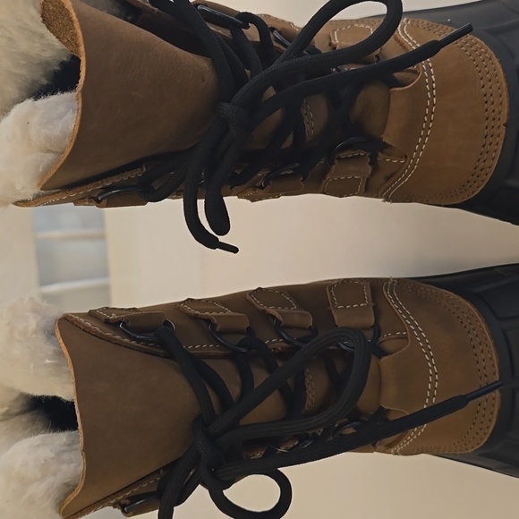 Kamik Weatherproof Winter Snow Boots Insulated Lace Up Brown Black Size 7 - Picture 7 of 17